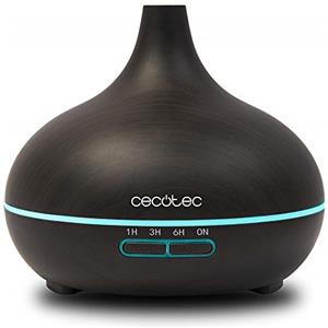 Cecotec Pure Aroma 300 Yin Umidificatore ad ultrasuoni e diffusore di aromi 300 ml, timer fino a 6 ore, 7 colori LED, funzione aromaterapia