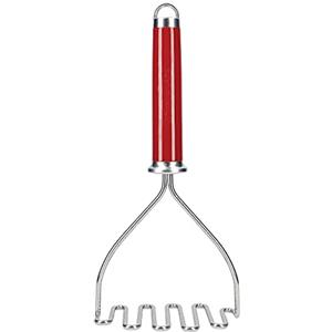 KitchenAid Schiacciapatate, Utensile da Cucina in Acciaio Inox - Color Rosso Imperiale