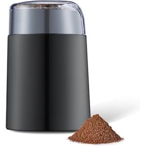 Amazon Basics Macinacaffè elettrico, nero