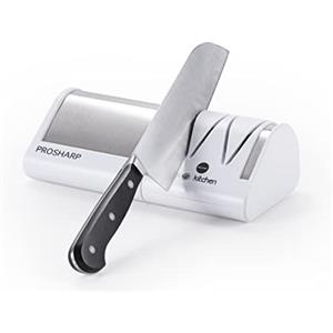 MACOM Affilacoltelli Elettrico Professionale Con 4 Dischi Diamantati, Doppia Affilatura Grana Grossa e Fine, Universale per Coltelli in Acciaio, Ceramica e Seghettati, Just Kitchen 827 Prosharp