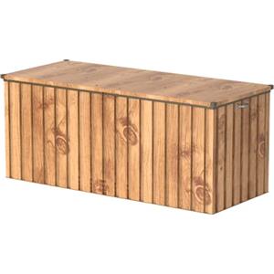 Duramax Cushion Box & Bench 1.7, 770 L, con cilindro a gas idraulico e occhio Padlock, Venatura del legno