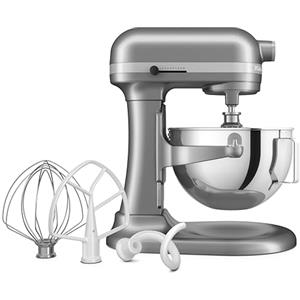 KitchenAid HEAVY DUTY - PLANETARIA CON CIOTOLA SOLLEVABILE DA 5,2 L - ARGENTO PLACCATO 5KSM55SXXECU