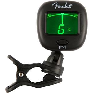 Fender FT-1 Pro Accordatore a Pinza Gen 1, Per Chitarre Elettriche, Acustiche & Basso, Nero