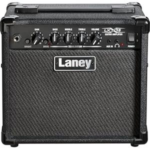 Laney LX15 Amplificatore di chitarra elettrica - AMP da 15 W, interruttore di azionamento, EQ a 3 bande, input Aux- AMP portatile compatto per principianti - nero