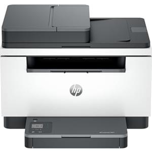 HP LaserJet M235sdw 8J9K7F, Stampante Multifunzione A4, Stampa Fronte e Retro Automatica in Bianco e Nero, 27 ppm, WiFi, Ethernet, USB, ADF, Smart, No Fax, Schermo LCD a icone, Grigia