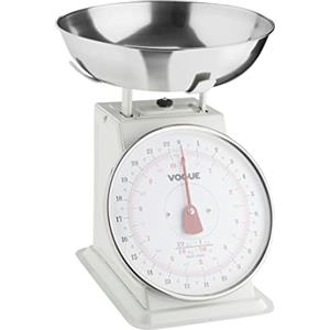 VOGUE Weighstation Bilancia da Cucina Resistente da 10 kg con Acciaio Inossidabile