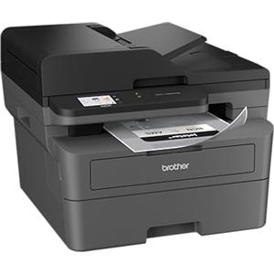 Brother DCPL2665DW Stampante Multifunzione Laser Monocromatica 3 in 1, 34 ppm, Stampa Fronte Retro Automatica, Display Touchscreen da 6.8 cm, Colore Nero