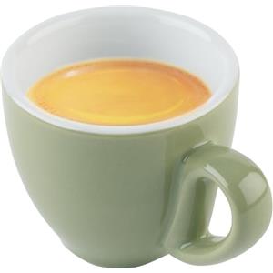 APS 16001 - Tazza da caffè in verde, Ø 6 cm, altezza 5,5 cm, 80 ml
