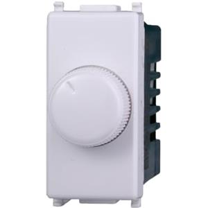 Elektronova Dimmer Regolatore Manopola 100W-1000W Bianco compatibile Vimar Plana 1301