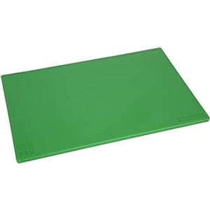 Hygiplas J253 - Tagliere, a bassa densità, 450 x 300 x 12 mm, colore: verde