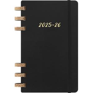 Moleskine Student Life Planner 2025-26, Agenda Settimanale e Mensile Spiral 12 Mesi con Copertina Morbida, Colore Nero, Formato Large 15 x 21 cm