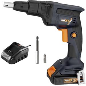 MAXXT Avvitatore per Cartongesso a Batteria 20V, MAXXT Cordless Screwdriver Drywall Sans Fil Senza Spazzole 4200RPM con Batteria 2.0Ah