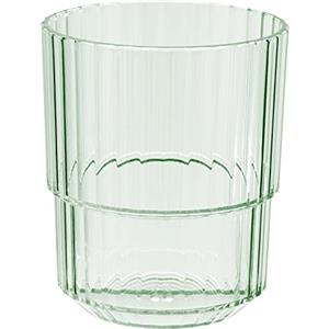 APS Bicchiere Linea - Ø 8,5 cm, altezza: 10 cm, Tritan, 300 ml, colore: verde chiaro