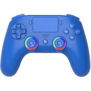 SUBSONIC - Controller wireless per PS4 / Playstation 4 - Controller Bluetooth con LED, vibrazione e jack per cuffie - Blu [playstation_4]
