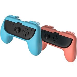 SUBSONIC - Pack Grip per Controller compatibili con Nintendo Switch e Switch 2 Joy-Con - blu e rosso