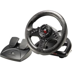 SUBSONIC Superdrive, Sv450 Racing Wheel con Pedali, Shift & Vibration, Xbox X/Series, Switch, PS4, Xbox One, PC