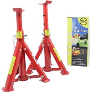 TOP DRIVE Coppia Crick Auto 2 Ton: Sollevatore per Auto, Camper e Moto