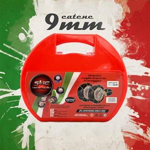 SMC Catene da Neve OMOLOGATE O-Norm TUV 9mm per Pneumatici GOMME 215/65 R 16