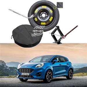 D'ANGELO 1988 Kit Ruotino di Scorta 16" D'angelo compatibile con Ford Puma con Cric Chiave e Sacca OK MEGABOX
