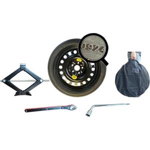 D'ANGELO 1988 Kit Ruotino di scorta135/90 R17 compatibile con BMW X1 F48, X3 G01 (NO M SPORT O M PERFORMANCE) compatibile con MERCEDES GLA(no sottovano),GLB, VITO, CLASSE E (no sottovano) con accessori