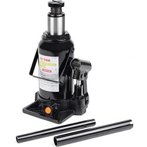 Wiltec Cric a Bottiglia da 12 t abbassamento Lento 215-400 mm Martinetto Idraulico