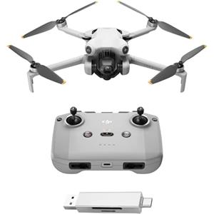 DJI Mini 4 Pro (con DJI RC-N2) Bundle, Mini Drone Pieghevole con Fotocamera HDR in 4K, Meno di 249 g, Autonomia di Volo di 34 Min. Distanza di Trasmissione Video 20 km