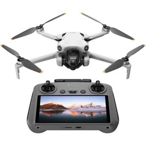 DJI Mini 4 Pro (con DJI RC 2), mini drone pieghevole per adulti con fotocamera in 4K, meno di 249 g, autonomia di volo di 34 min, trasmissione video di 20 km, rilevamento ostacoli omnidirezionale, C0