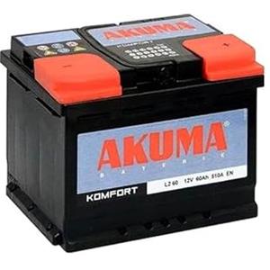 SMC Batteria Auto Akuma = Fiamm 60 Ah 12V 510A En Originale