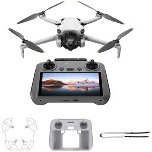 DJI Mini 4 Pro con accessori(con DJI RC 2), Mini Drone Pieghevole con Fotocamera in 4K, meno di 249 g, Trasmissione Video di 20 km, Rilevamento Ostacoli Omnidirezionale, C0