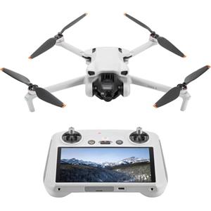 DJI Mini 3 (con DJI RC) - Mini drone con fotocamera leggero e pieghevole con video in 4K HDR, autonomia di 38 minuti, Riprese verticali native e funzioni intelligenti, C0