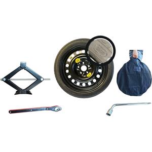 D'ANGELO 1988 Kit Ruotino di Scorta 16" compatibile con DR 3 con Cric, Chiave e sacca