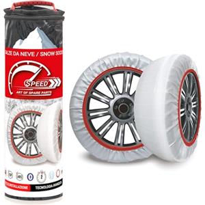 SPEED ART OF SPARE PARTS Speed Calze da Neve OMOLOGATE EN 16662-1 per Pneumatici GOMME 215/50 R 18