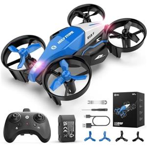 Holy Stone HS210F Drone per bambini, 2 in 1 Mini Drone da interno con modalità di volo e atterraggio, 3D Flip RC Quadcopter, regalo di compleanno e Natale per ragazzi e ragazze, blu, C0