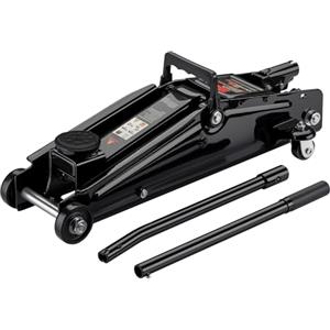 Wiltec Sollevatore auto max 3t, cric idraulico con altezza di sollevamento di 13,5-40 cm, carrello sollevatore per auto, SUV, roulotte, cric idraulico a carrello