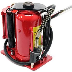 Wiltec Martinetto Idraulico a Bottiglia 12 t Uso Pneumatico e Manuale Cric Sollevatore