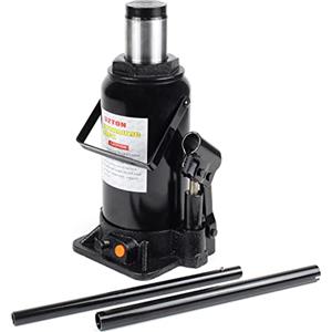 Wiltec Cric a Bottiglia da 32 t abbassamento Lento 285-465 mm Martinetto Idraulico