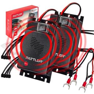 PATTLER Anti Martora per Auto con Ultrasuoni - Protezione Immediata e a Lungo Termine Contro Le Martore nel Vano Motore - Funziona con Batteria Auto a 12V - 2 Pezzi