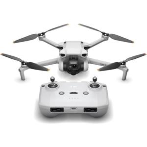 DJI Mini 3 - Mini drone con fotocamera leggero e pieghevole con video in 4K HDR, autonomia di 38 minuti, Riprese verticali native e funzioni intelligenti, C0