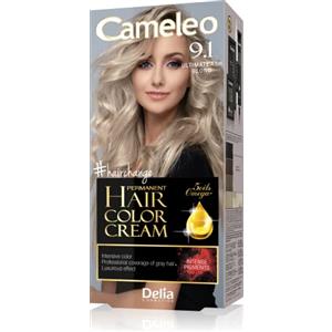 Delia Cosmetics Cameleo - Omega Plus - Tinta per Capelli - Biondo Cenere Definitivoe - Colore Profondo, Duraturo - Colorazione Permanente - Protezione per i Capelli - Kit Completo per la Colorazione - 50ml