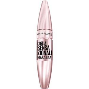 Maybelline New York Mascara Ciglia Sensazionali, Volumizzante, Effetto Ventaglio sulle Ciglia, Very Black, 9,5 ml