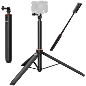 SmallRig 59" Treppiede Selfie Stick per Hero 12/11/10/9, per DJI Action 4/5 Pro, Invisibile per Panoramica per Insta360 X4/X5, Asta di Prolunga con Impugnatura Regolabile per Action Camera 5284