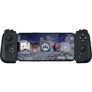 Razer Kishi V2 per iPhone - Controllore di Gioco Mobile (Adatto a Tutti con Ponte Estensibile, Streaming di Giochi per PC e Console, Design ergonomico, Alimentato dall'app Razer Nexus) Nero
