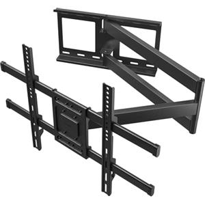 BONTEC Supporto TV Parete con Braccio Articolato Extra Lungo 1040 mm per Schermi LCD/LED/OLED da 32-75 Pollici fino a 60 kg, Inclinabile, Orientabile e Rotabile, Max VESA 600 x 400 mm
