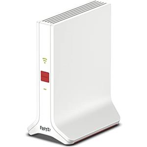 FRITZ!Repeater 3000 Ax Edition International, Ripetitore Wi-Fi 6 Extender Triband Veloce Fino A 4.200 Mbit, S, Mesh, Access Point, 2X Gigabit Lan, Interfaccia In Italiano 20002991, Bianco