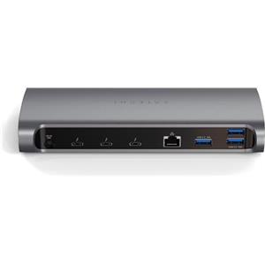 SATECHI 11 in 1 Thunderbolt 4 Docking Station con Porta Host, PD da 100W, 3 Porte Thunderbolt 4, USB-A 3.2, USB-A 2.0, Lettore di Schede SD UHS-II, Ethernet, Audio per MacBook Air e Pro M5 M4 Windows