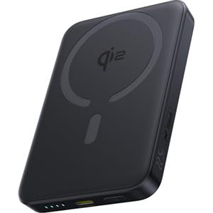 Baseus EnerFill Qi2 MagSafe Power Bank 10000mAh, PD 22,5W USB-C Uscita, 15W Wireless Magnetico PowerBank, Mini Batteria Magsafe per iPhone 17/16/15/14/13/12 Plus, Pro, Pro Max, Nero