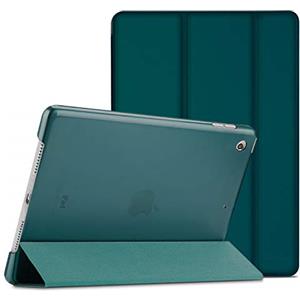 ProCase Cover per iPad 9 2021/8 2020/7 2019/iPad 10.2" Custodia[A2602 A2603 A2604 A2605 A2270 A2428 A2429 A2430 A2197 A2198 A2200], Smart Cover Sottile Leggero Traslucida Smerigliata -Smeraldo