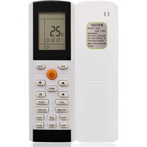 Wellclima Telecomando modello YACIFB YAC1FB Pronto all'uso, Sostituisce solo modelli identici per Vaillant per Saunier Duval per Toyotomi per Gree per Argo per Viessmann per Klarstein per Electrolux