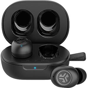 JLab JBuds Mini Cuffie Bluetooth In Ear Piccole, Auricolari Senza Fili, 20H+ di Autonomia, IPX4 True Wireless Earbuds con Suono Personalizzabile EQ3, Custodia Ricarica, Nero