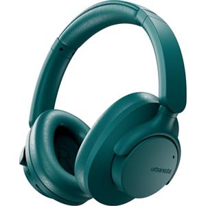 Urbanista Valencia Over Ear Cuffie Bluetooth Wireless Cancelling con ANC, audio Hi-Res, bassi profondi, batteria 50h, cancellazione del rumore, 2 dispositivi collegati, senza fili, overhead, verde